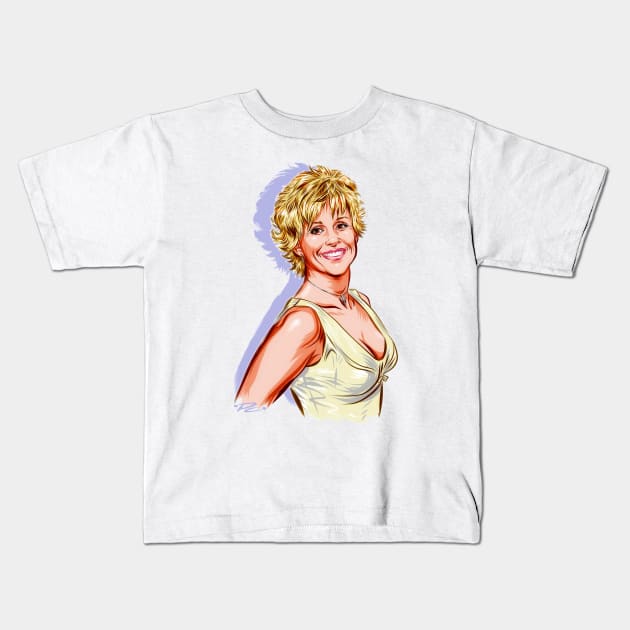 Lorrie Morgan - An illustration by Paul Cemmick Kids T-Shirt by PLAYDIGITAL2020